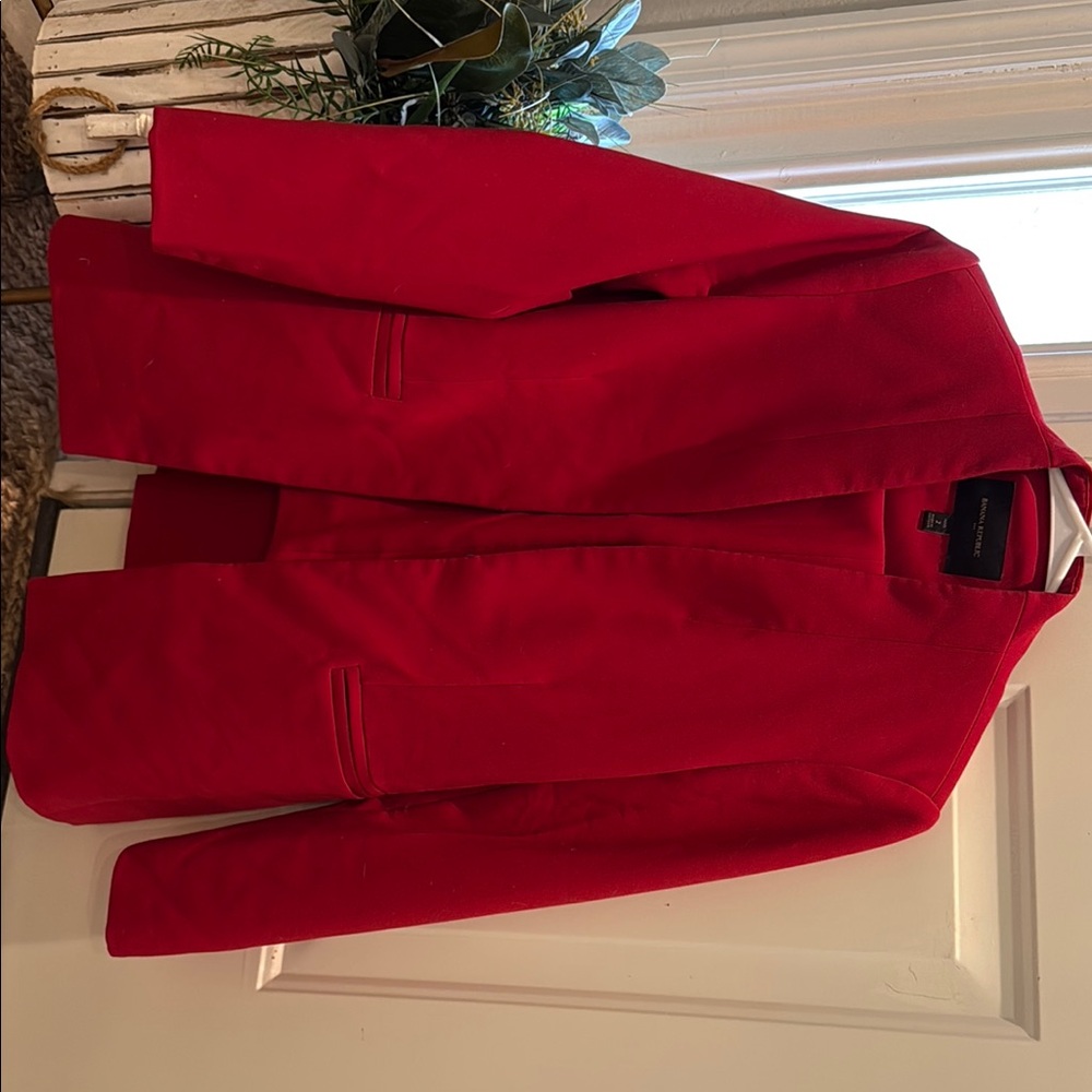 Banana Republic Vibrant Red Suit